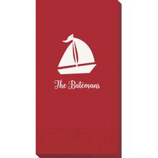 Sailboat Silhouette Guest Towels