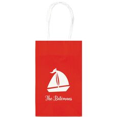 Sailboat Silhouette Medium Twisted Handled Bags