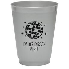 Disco Ball Colored Shatterproof Cups