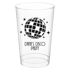 Disco Ball Clear Plastic Cups