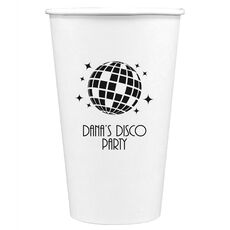 Disco Ball Paper Coffee Cups
