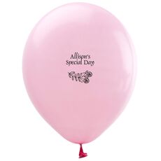 Rosie Posie Latex Balloons