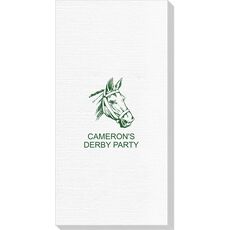 Outlined Horse Deville Guest Towels