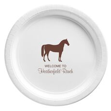 Horse Silhouette Paper Plates