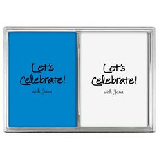 Studio Let's Celebrate Double Deck Playing Cards