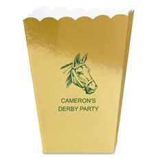 Outlined Horse Mini Popcorn Boxes