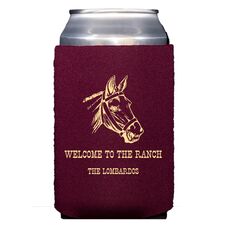 Outlined Horse Collapsible Koozies