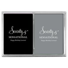 Seventy & Sensational Double Deck Playing Cards