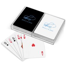 Refined Cheers Double Deck Playing Cards