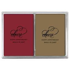 Refined Cheers Double Deck Playing Cards