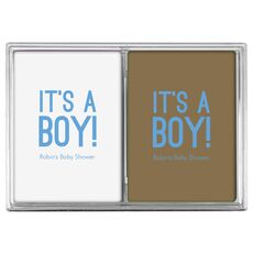 It's A Boy Double Deck Playing Cards