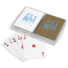It's A Boy Double Deck Playing Cards