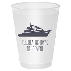 Silhouette Yacht Shatterproof Cups