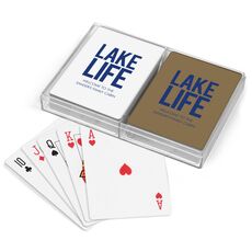 Lake Life Double Deck Playing Cards