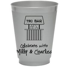 Tiki Bar Colored Shatterproof Cups