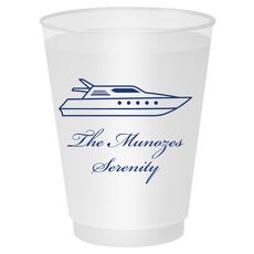 Outlined Yacht Shatterproof Cups