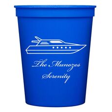 Outlined Yacht Stadium Cups