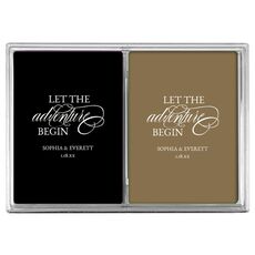 Let the Adventure Begin Double Deck Playing Cards