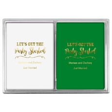 Let's Get the Party Started Double Deck Playing Cards