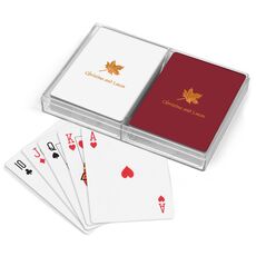 Little Autumn Leaf Double Deck Playing Cards