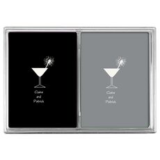 Martini Sparkler Double Deck Playing Cards