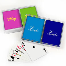 Design Your Own Big Name Double Deck Playing Cards