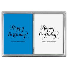 Darling Happy Birthday Double Deck Playing Cards