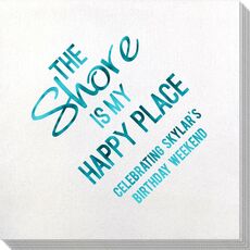 The Shore Is My Happy Place Bamboo Luxe Napkins