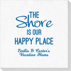 The Shore Is Our Happy Place Deville Napkins