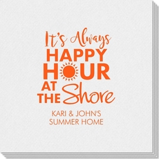 It's Always Happy Hour at the Shore Linen Like Napkins