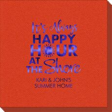 It's Always Happy Hour at the Shore Linen Like Napkins