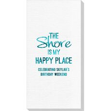 The Shore Is My Happy Place Deville Guest Towels