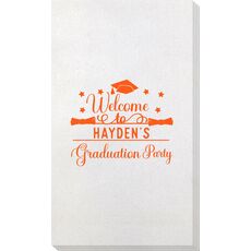 Graduation Party Bamboo Luxe Guest Towels