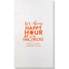 It's Always Happy Hour at the Shore Bamboo Luxe Guest Towels
