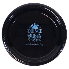 Quince Queen Plastic Plates
