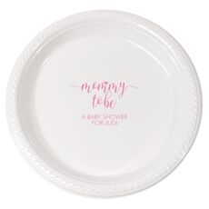 Mommy to Be Plastic Plates