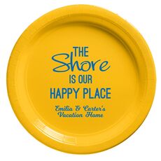 The Shore Is Our Happy Place Paper Plates