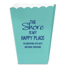 The Shore Is My Happy Place Mini Popcorn Boxes