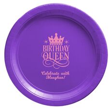 Birthday Queen Paper Plates