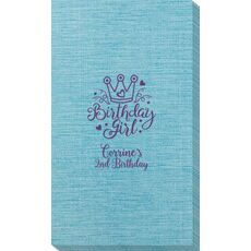 Birthday Girl Bamboo Luxe Guest Towels