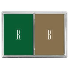 Contempo Monogram Double Deck Playing Cards