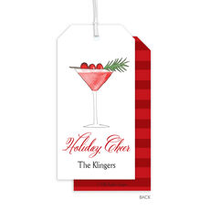 Cranberry Martini Large Hanging Gift Tags
