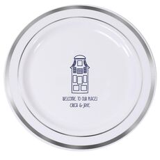 Townhouse Premium Banded Plastic Plates