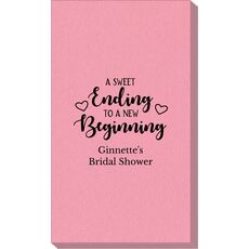 A Sweet Ending to a New Beginning Linen Like Guest Towels