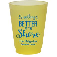Everything's Better at the Shore Colored Shatterproof Cups
