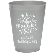 Birthday Girl Colored Shatterproof Cups