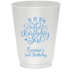 Birthday Girl Colored Shatterproof Cups
