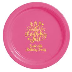 Birthday Girl Paper Plates