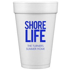 Shore Life Styrofoam Cups