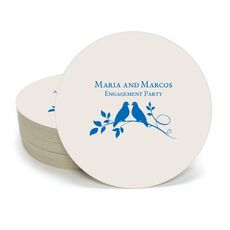 Birds on a Branch Round Coasters